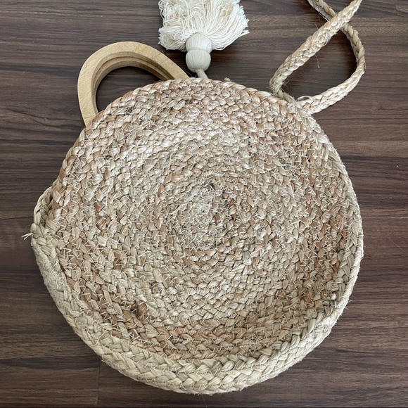 Zara round raffia basket bag - Picture 7 of 11